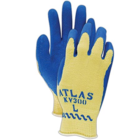 Showa SHOWA Best Atlas KV300 Kevlar Glove with Latex Palm Coating, M, 12PK KV300-M